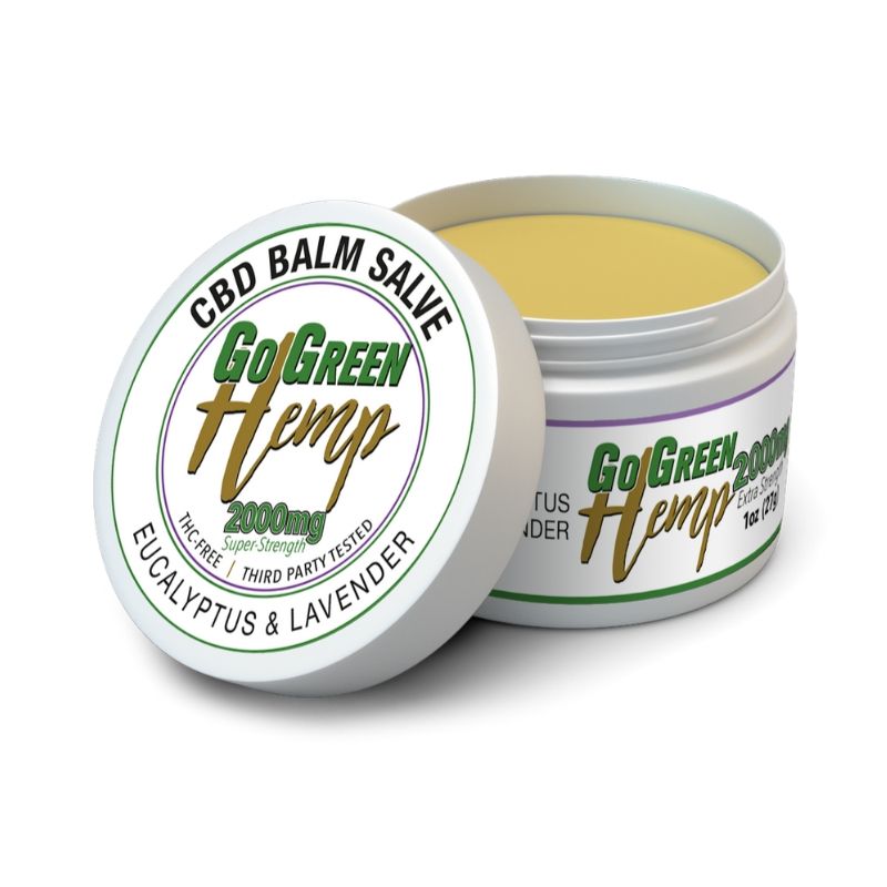 CBD Balm Salve Eucalyptus & Lavender 2000mg / 1oz logo