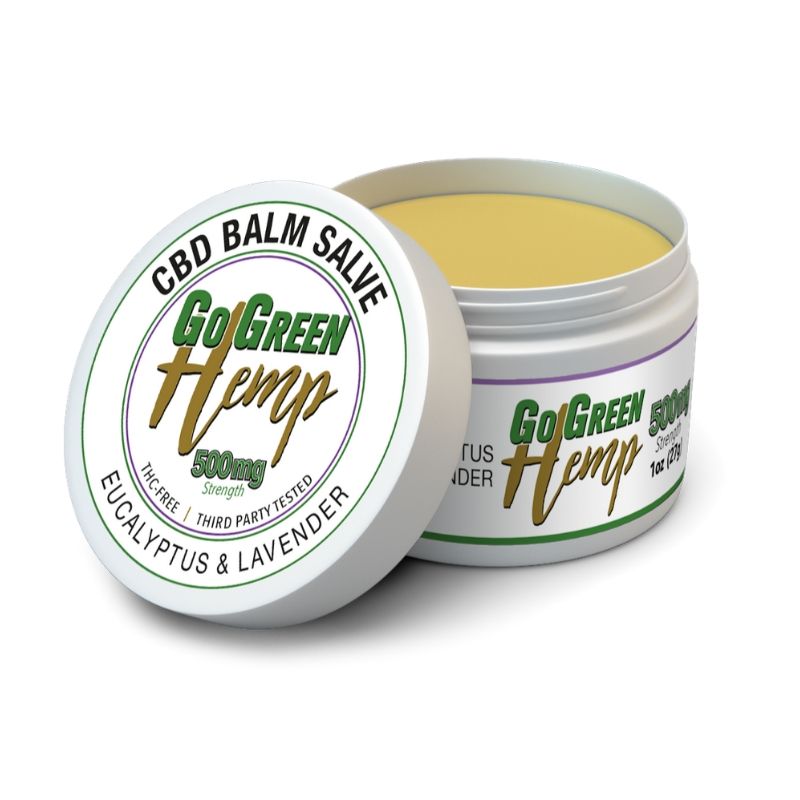 CBD Balm Salve Eucalyptus & Lavender 500mg / 1oz logo