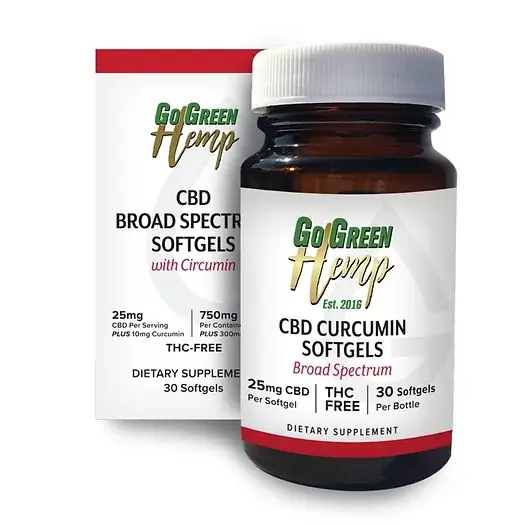 CBD Curcumin Softgels logo