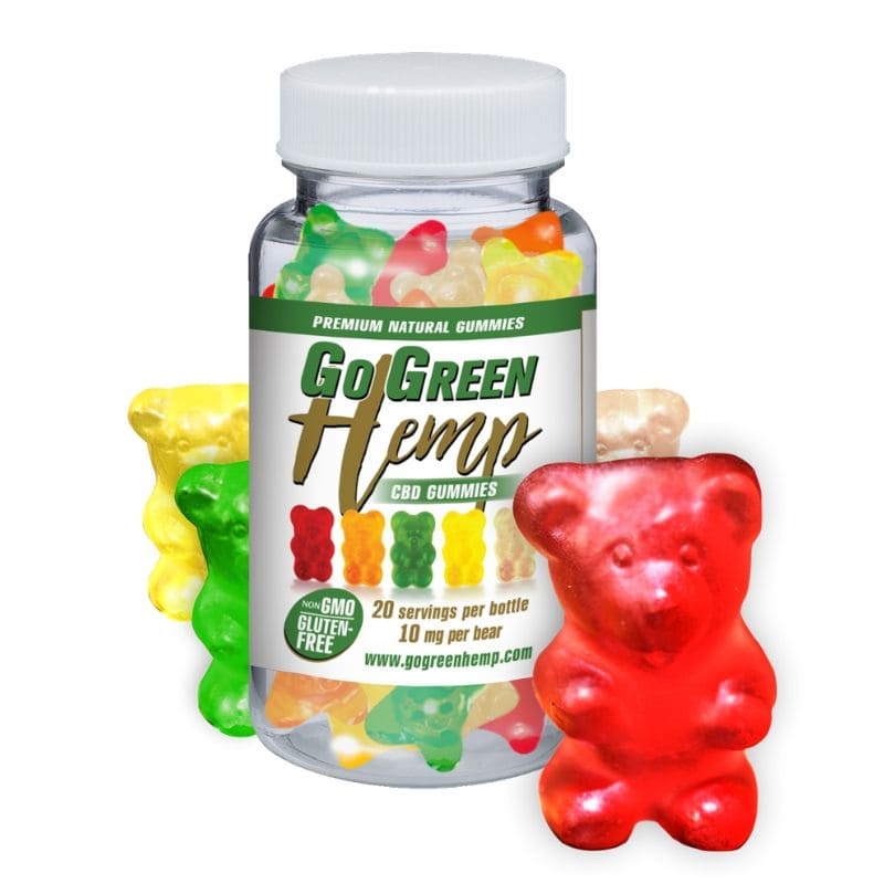 GoGreen Hemp CBD Gummy Bears 10mg image1
