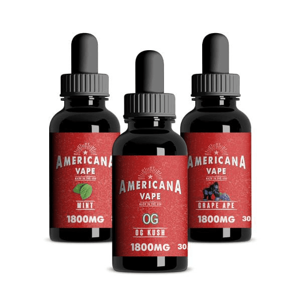 CBD Vape Oil Full Spectrum 1800mg 30ml (Choose Flavor) logo