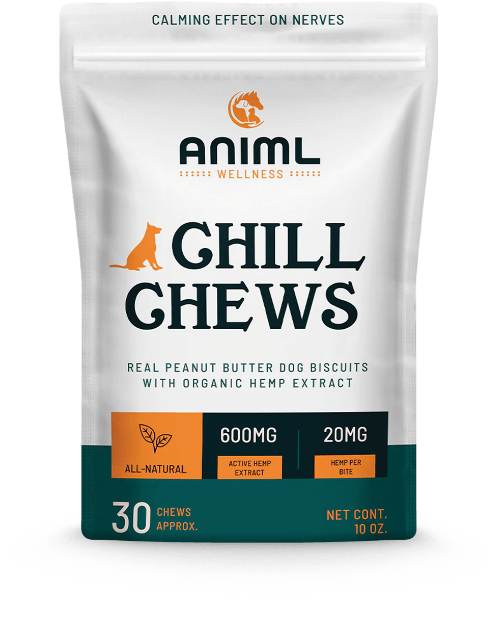 Chill Chews Dog Treats 600 mg logo