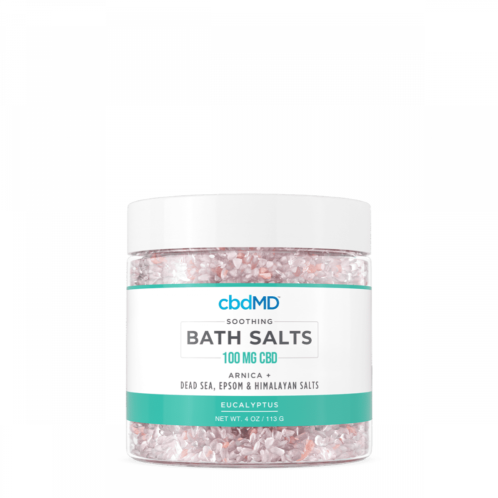 CBD Bath Salts - Soothing Eucalyptus - 4oz 100mg logo