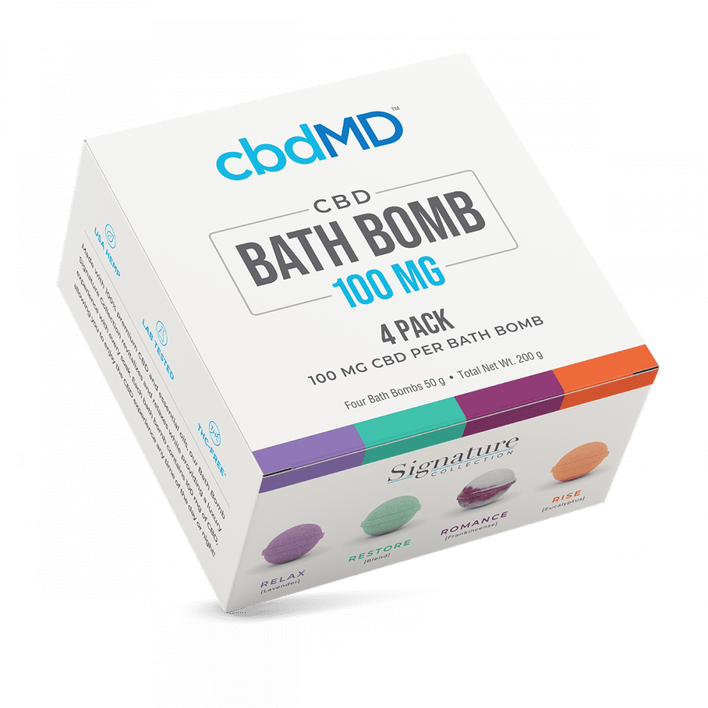 CBD Bath Bomb 4-Pack logo