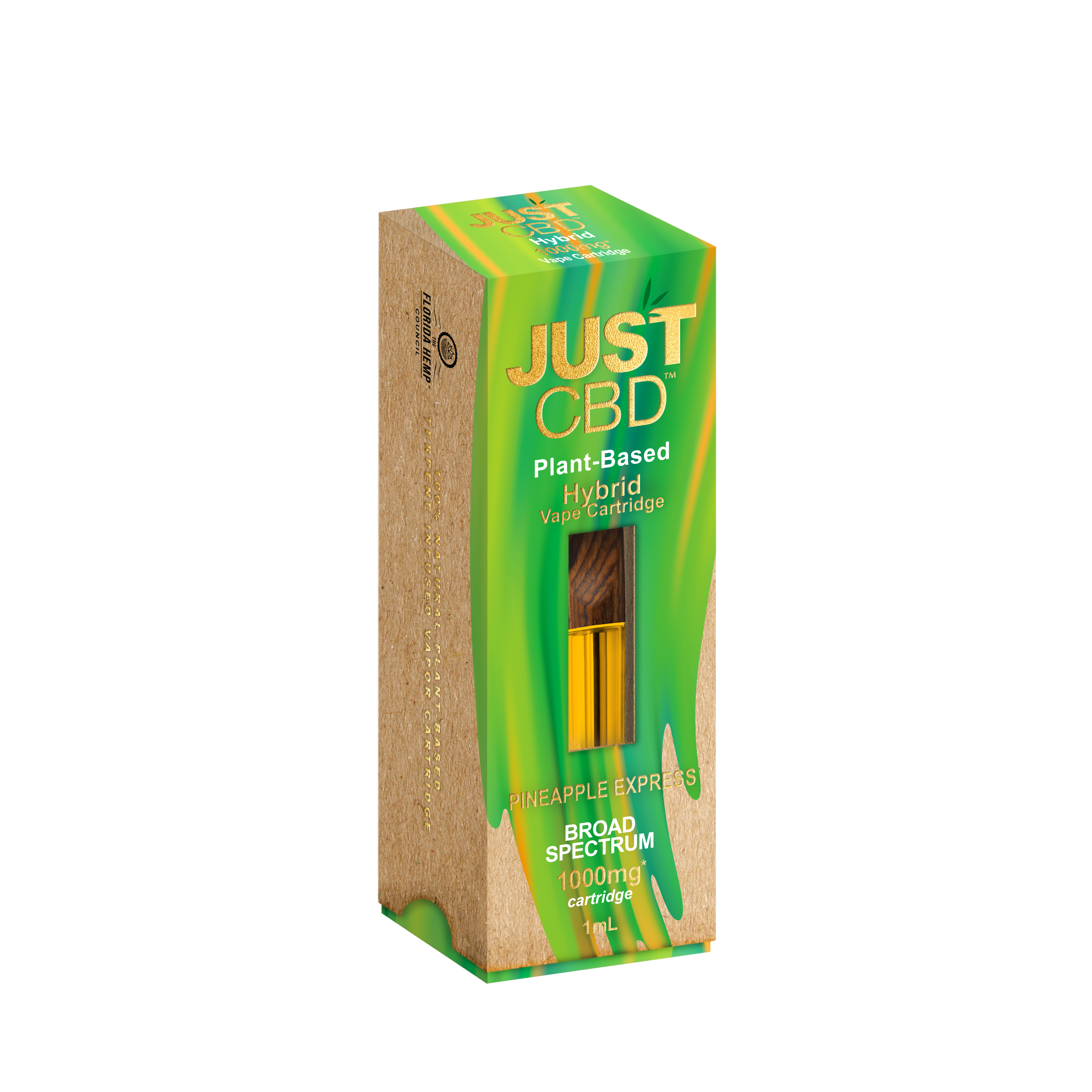 JustCBD Pineapple Express CBD Vape Cartridges 1000mg