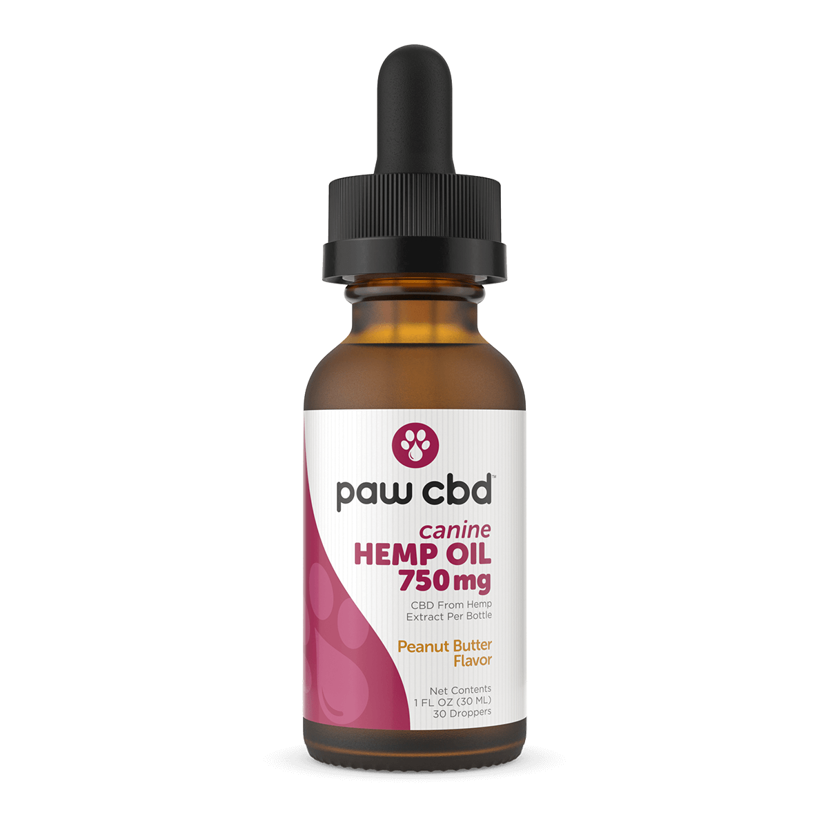 Pet CBD Oil Tincture for Dogs- Peanut Butter- 750mg - 30 mL logo