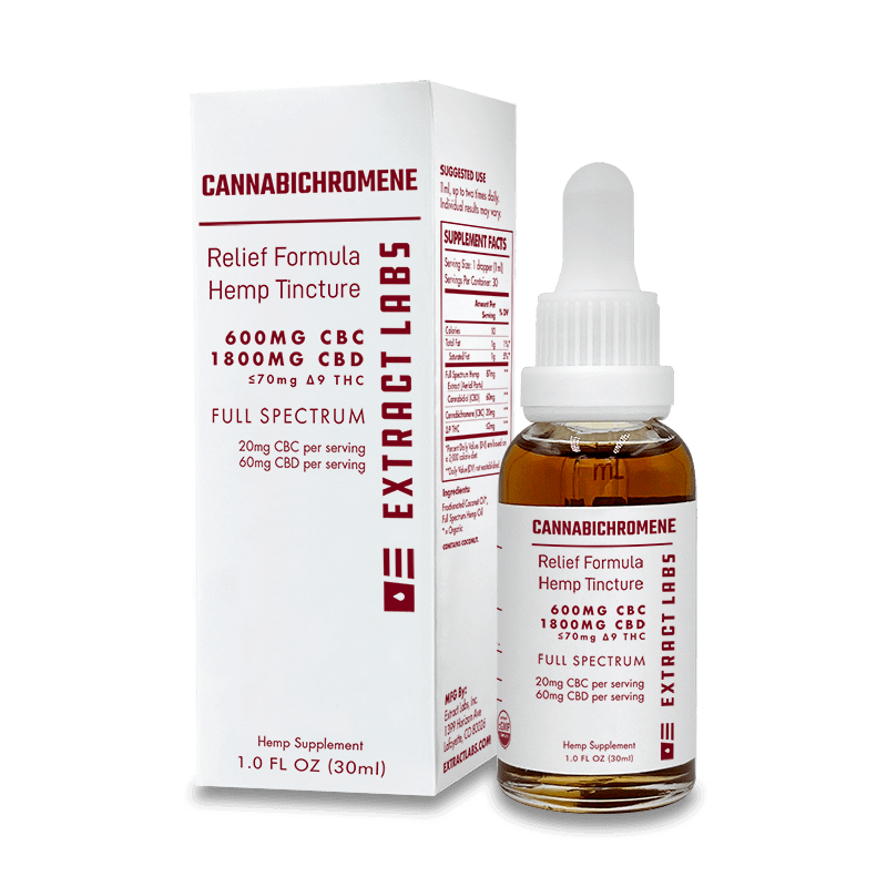 Extract Labs CBC Oil Relief Formula 1800 mg image