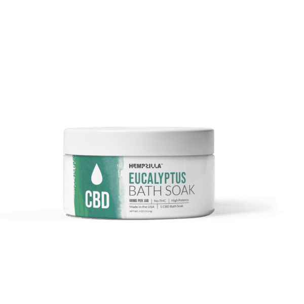 EUCALYPTUS CBD Bath Soak (4oz or 12oz) Jar logo