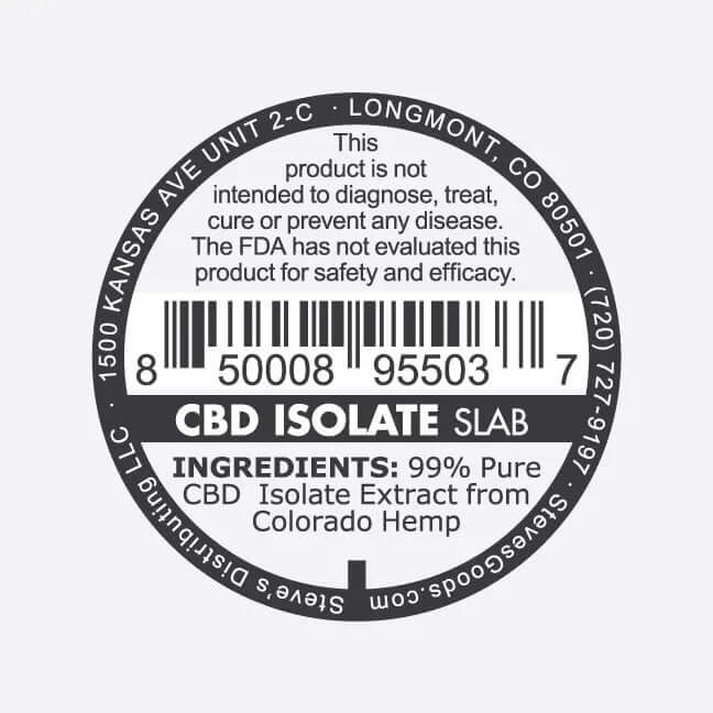CBD Slab | Fine Hemp Isolate Dabs – 99% Pure Cannabidiol image_2