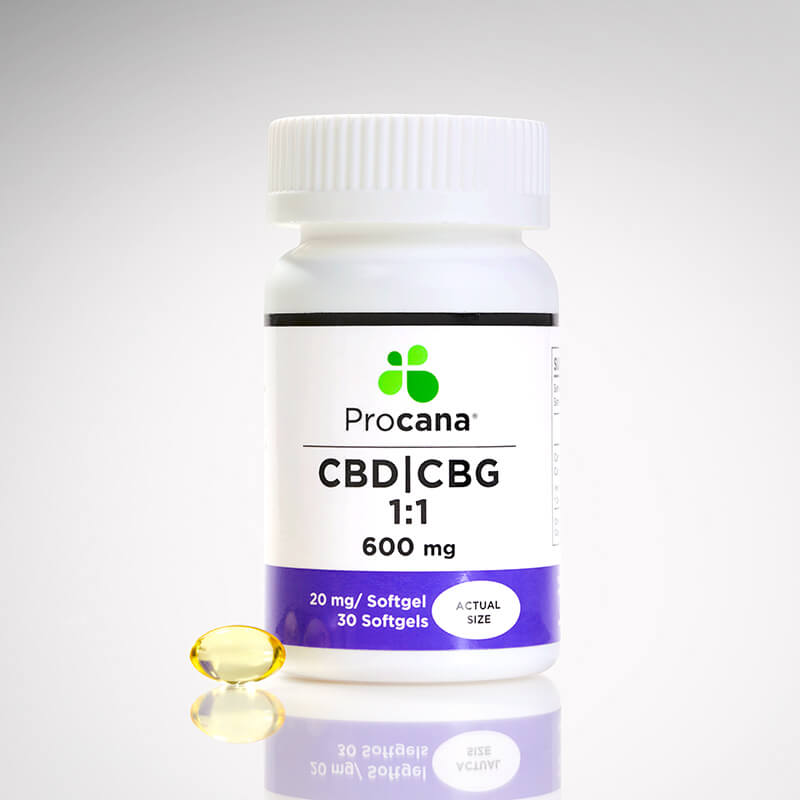 Procana CBD CBG 1:1 Capsules 300 mg Image
