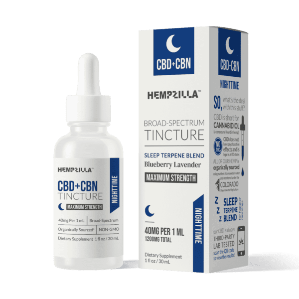 CBD + CBN Nighttime Tincture (Choose mg) logo