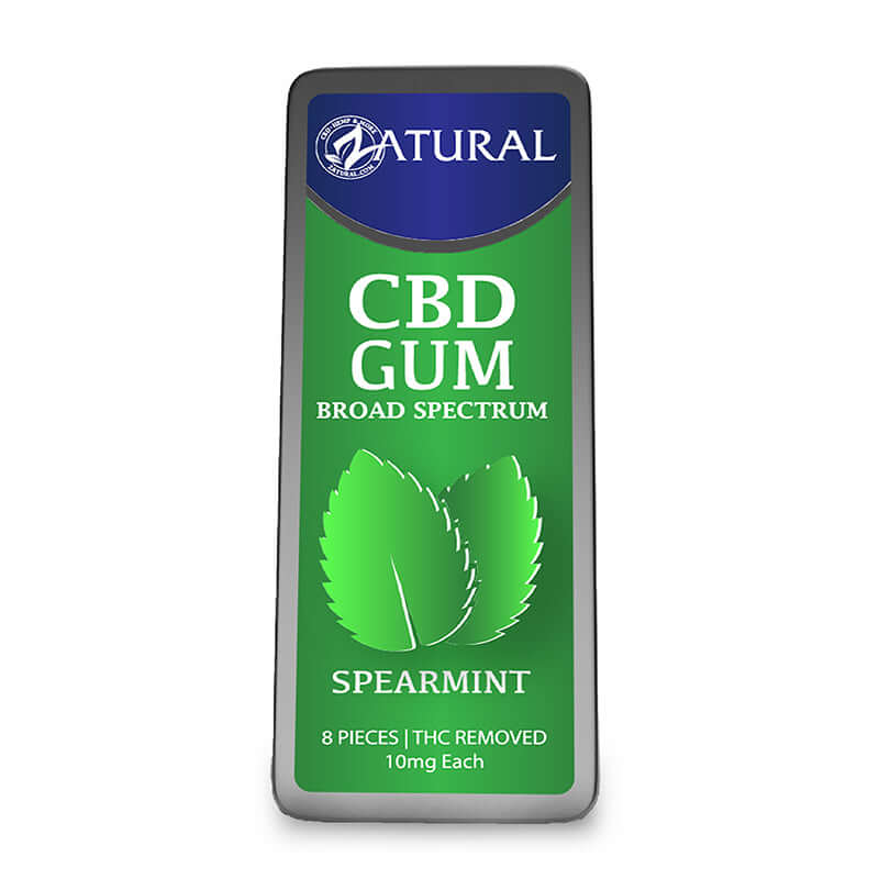 Zatural CBD Gum Broad Spectrum 80 mg image