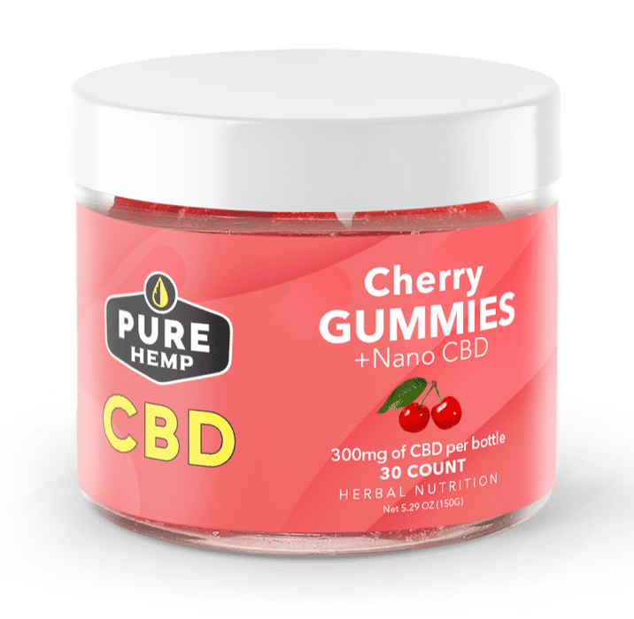 Pure Hemp CBD Gummies - Cherry 300mg image1