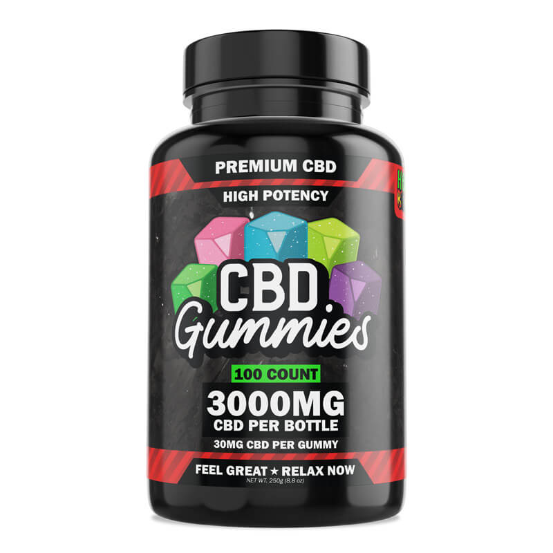 100-Count High Potency CBD Gummies logo