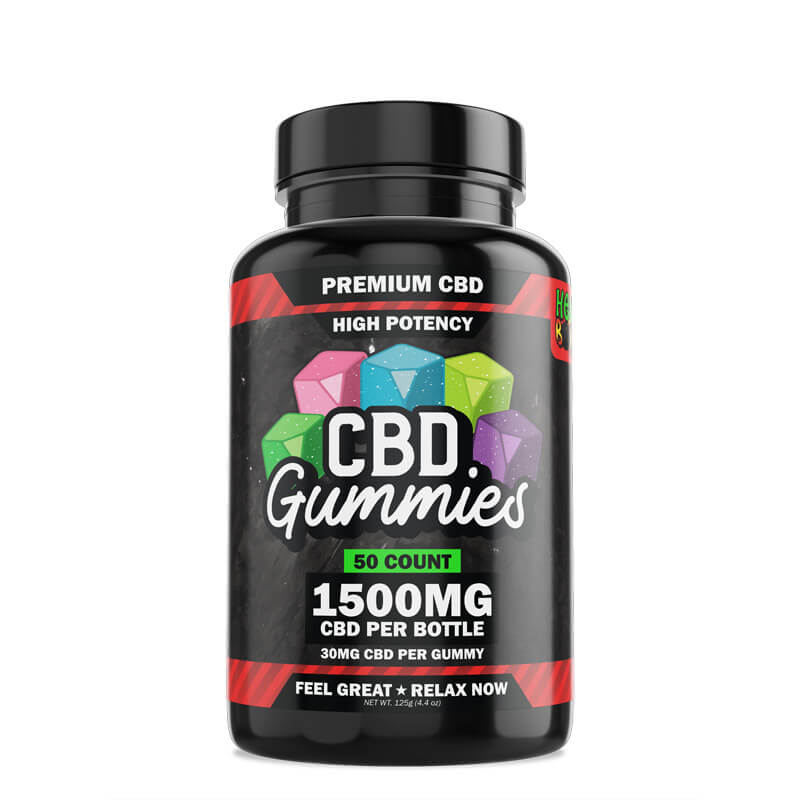 50-Count High Potency CBD Gummies logo