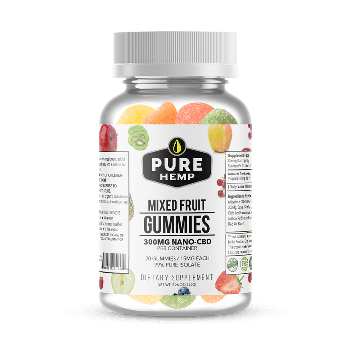 Pure Hemp CBD Gummies - Mixed Fruit 300mg image1