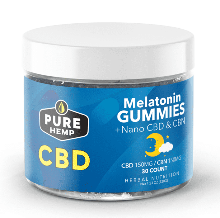 Pure Hemp CBD Gummies - Night Time Melatonin 300mg image1