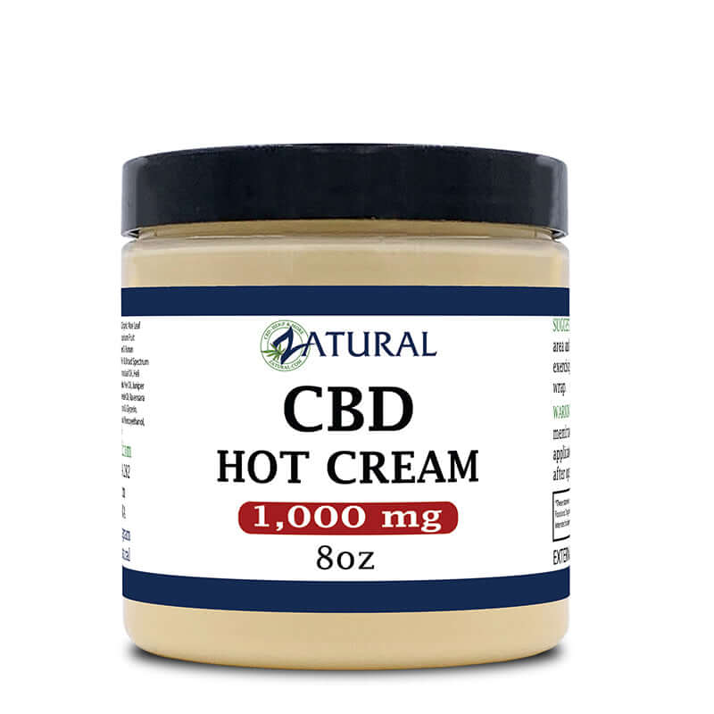 Zatural CBD Hot Cream CBD Cream For Pain 1000 mg image
