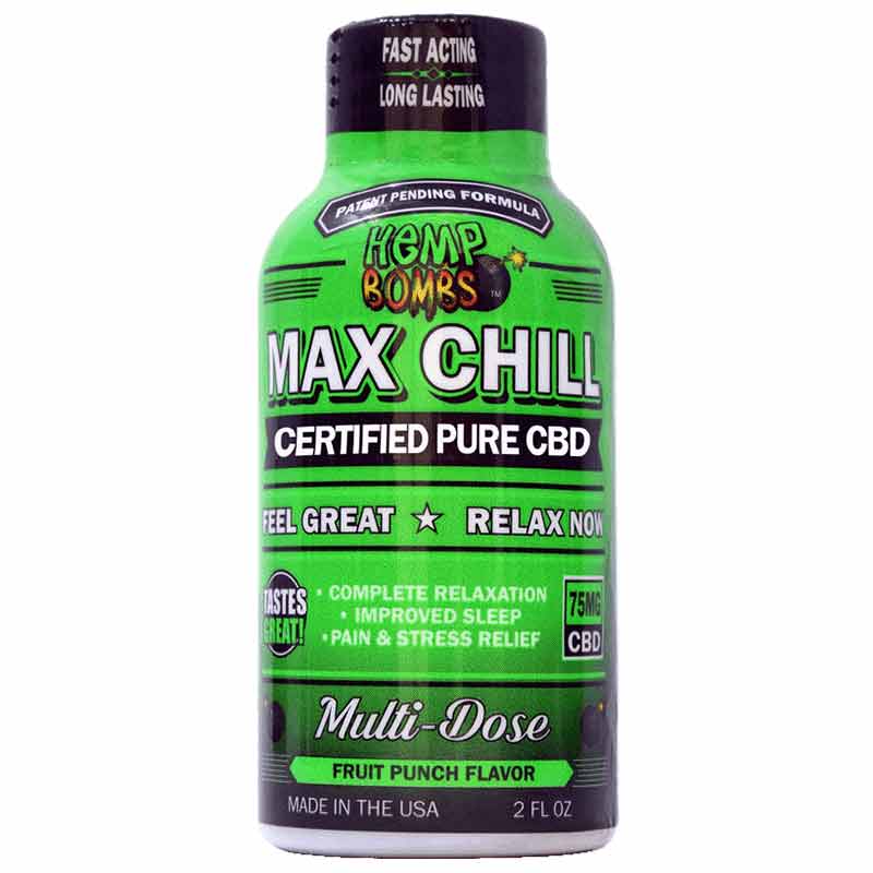 CBD Max Chill Shot logo
