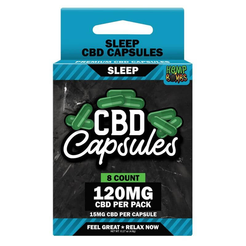 8 Count CBD Capsules For Sleep logo