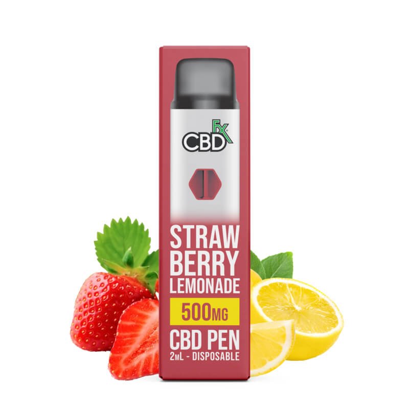 Strawberry Lemonade CBD Vape Pen 500MG logo