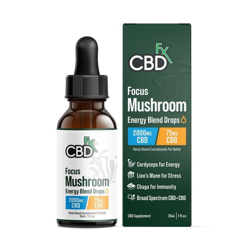 Focus Blend Mushroom Tincture + CBG + CBD logo