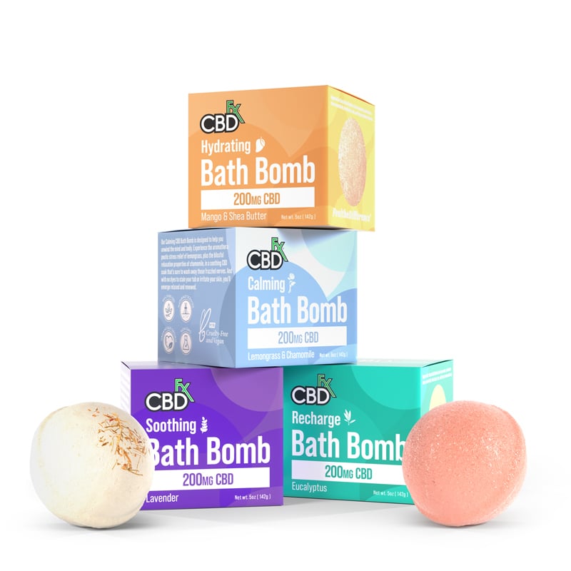 CBD Bath Bombs 200mg logo