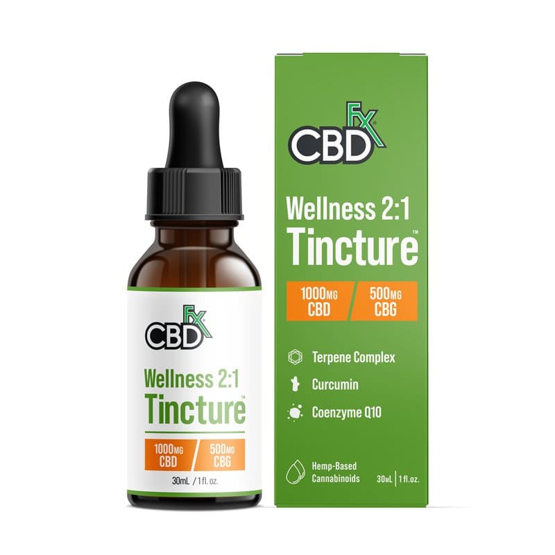 CBD + CBG Oil Wellness Tincture 1000 mg logo