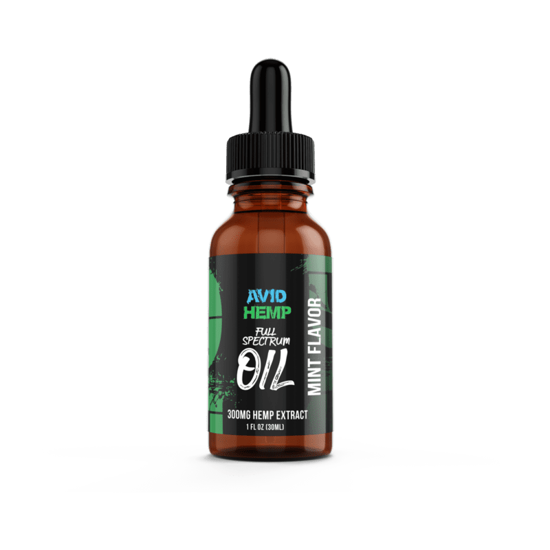 300mg CBD Oil Tincture Mint logo