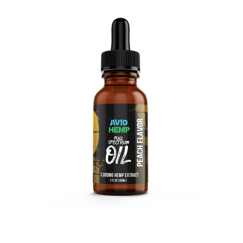 3,000mg CBD Oil Tincture Peach logo