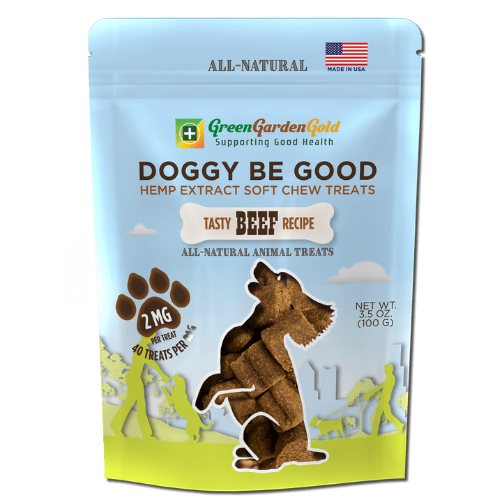 Green Garden Gold Doggy Be Good CBD Soft Chew Dog Treats