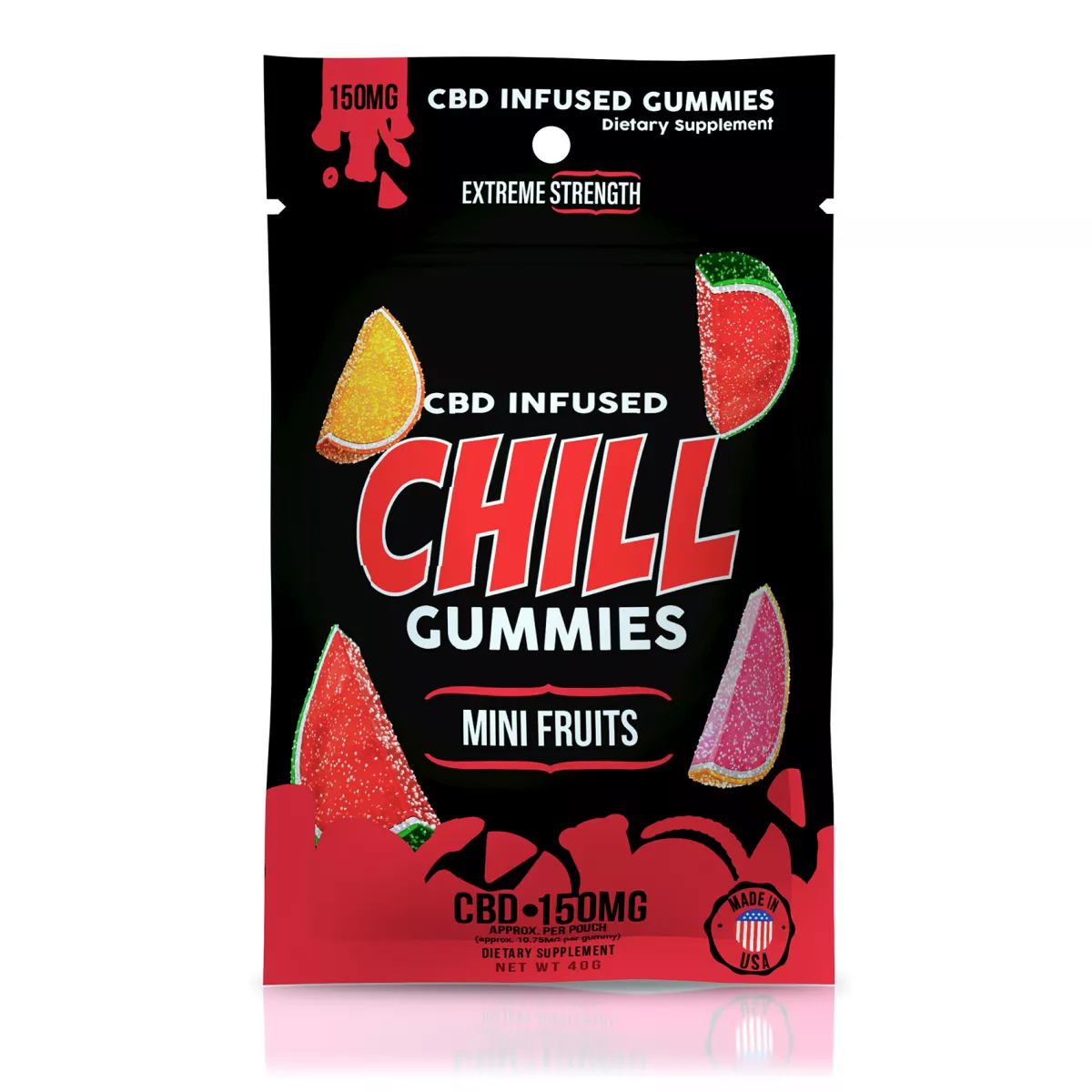 Gummies - CBD Infused Mini Fruits - 150mg logo