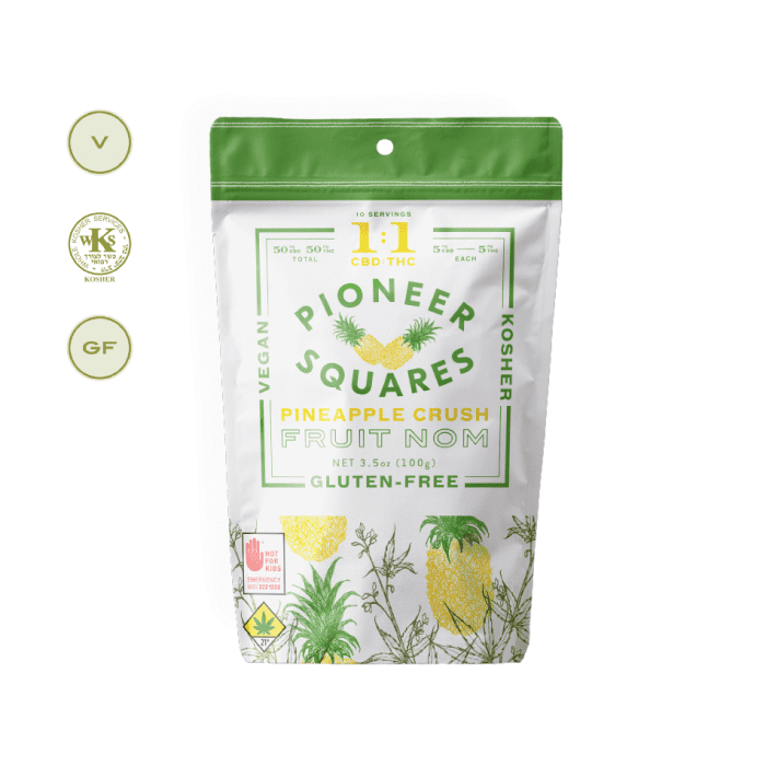 Pioneer Squares – Pineapple Crush CBD logo