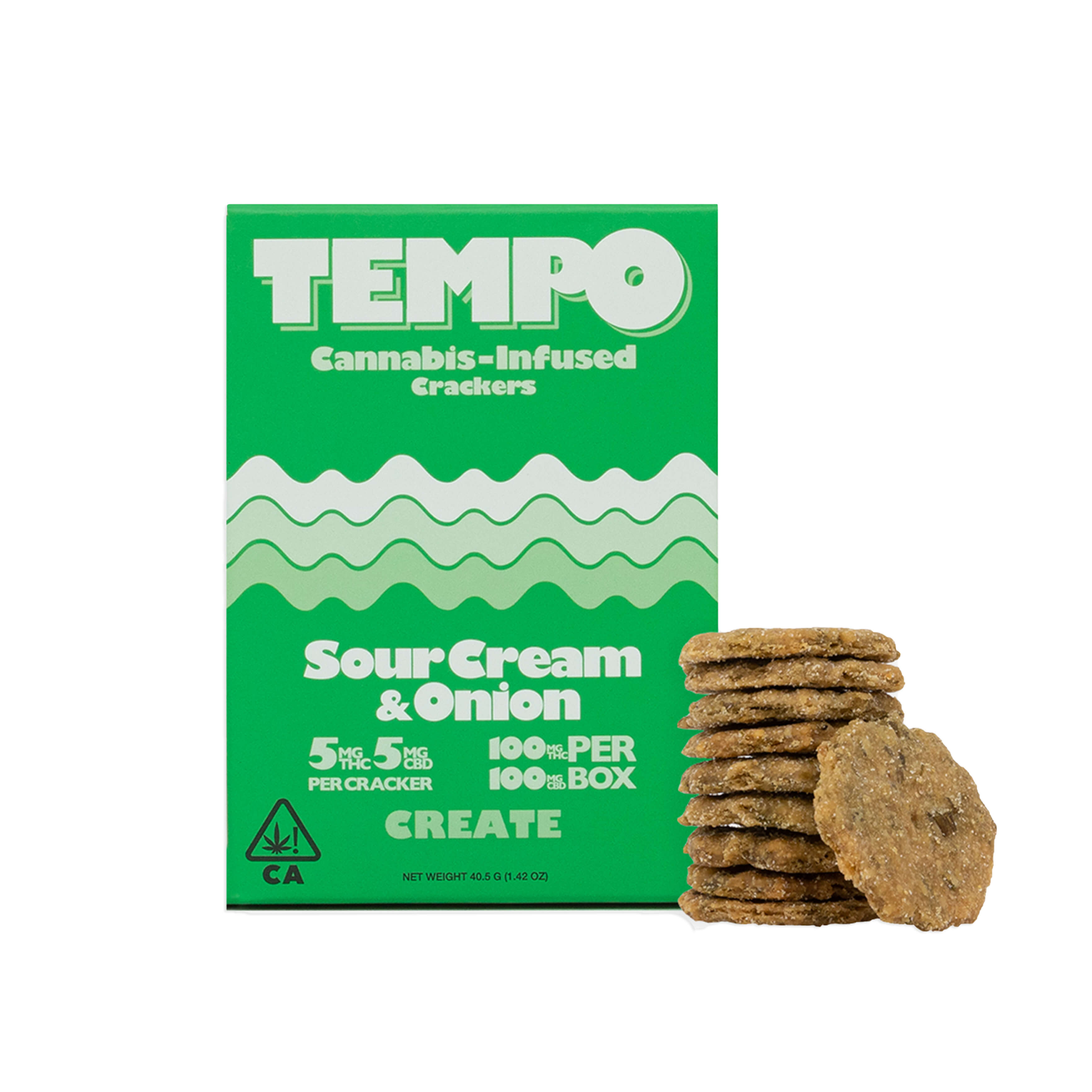 Tempo Sour Cream & Onion Create Crackers image