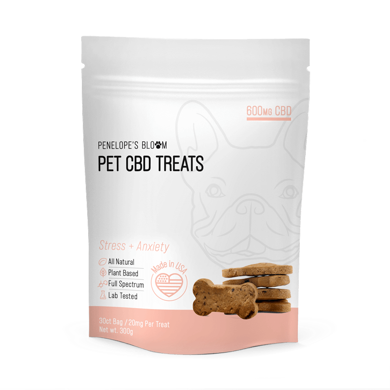 CBD Dog Treats for Stress and Anxiety for Large Dogs 600mg logo