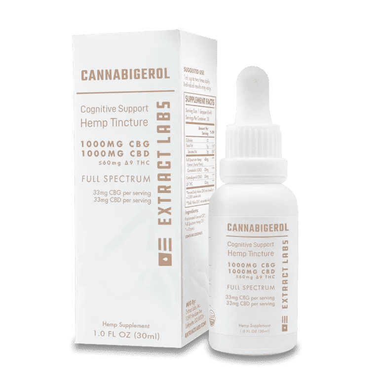 Cognitive Support CBG Oil Tincture – Full Spectrum logo