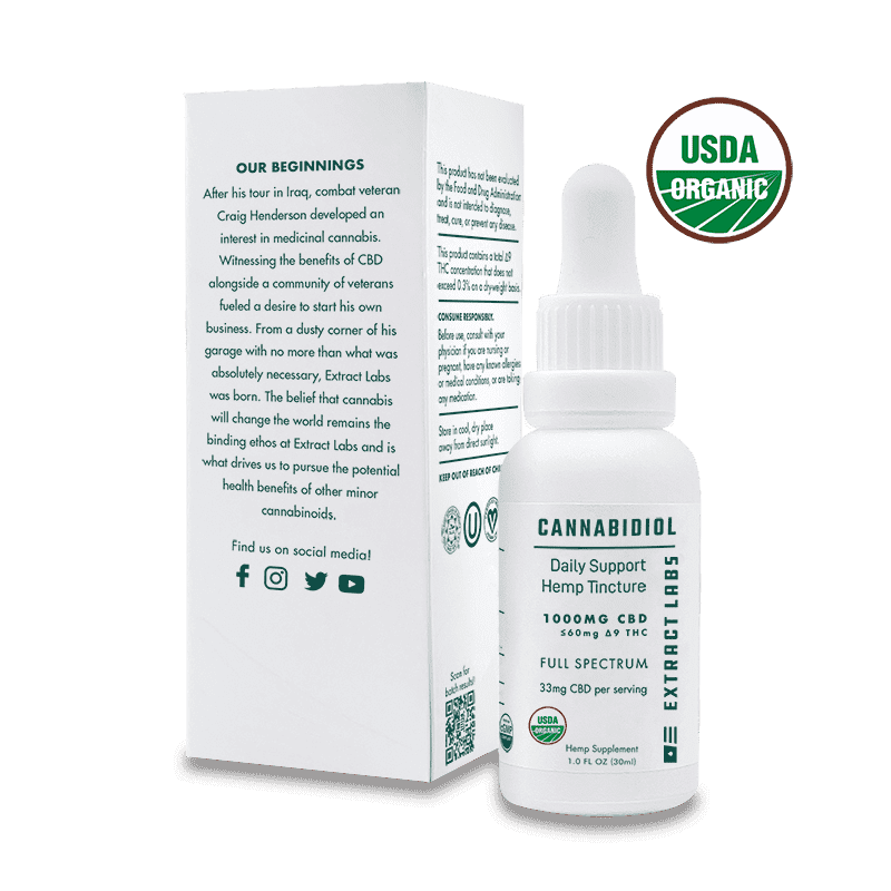 Extract Labs Daily Support CBD Tincture – Full Spectrum image3