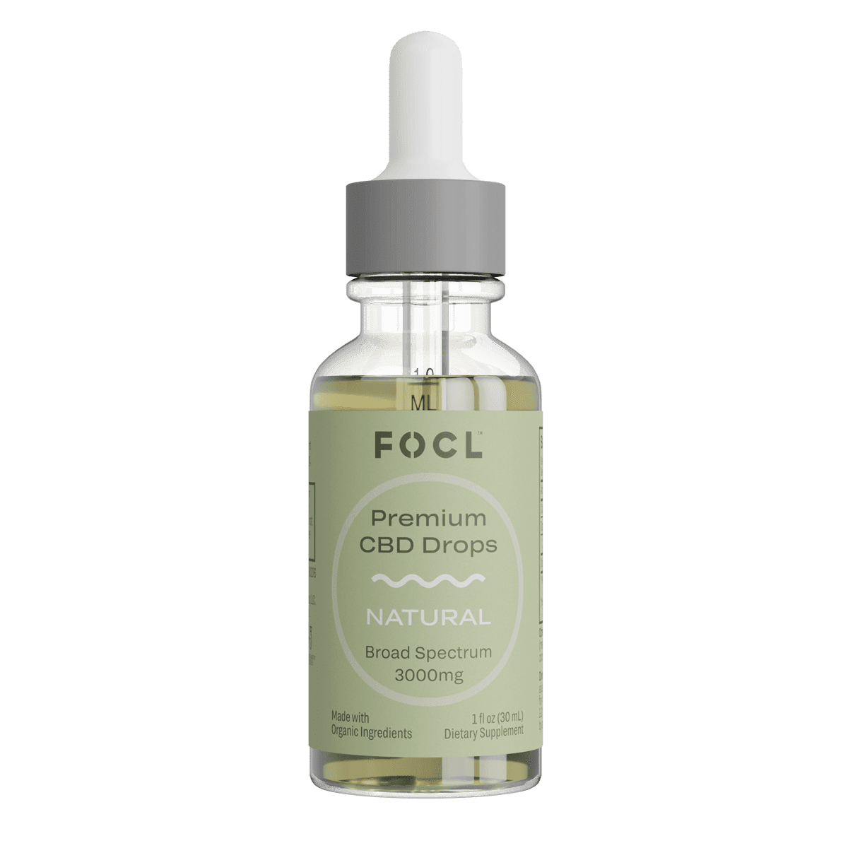 CBD Drops - 3000mg (Natural) logo