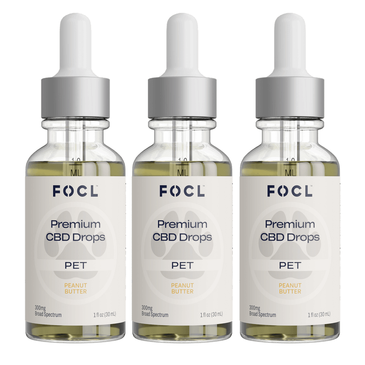 FOCL Pet CBD Drops 3 Pack 300 mg Image