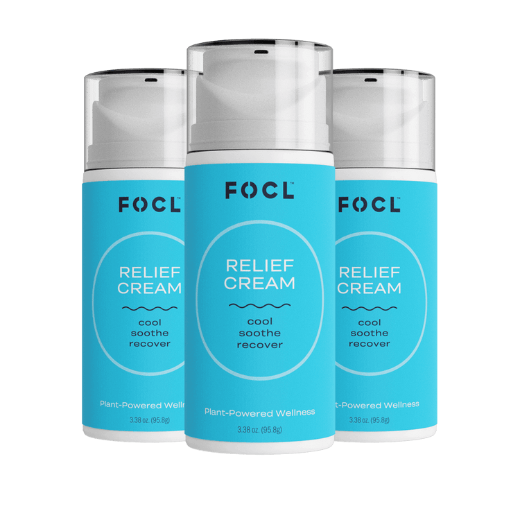 Focl Relief Cream 3 Pack Ali X logo