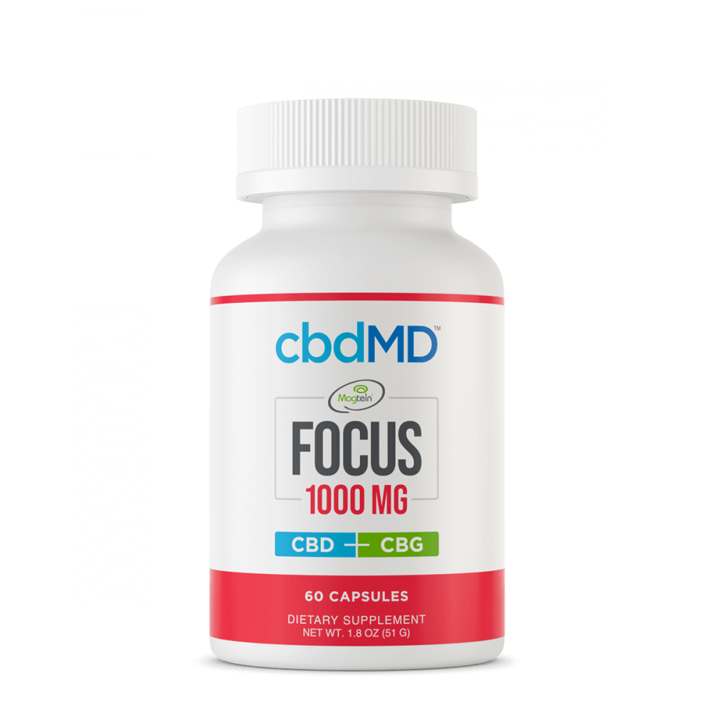 CBD Focus Capsules 1000mg 60ct logo