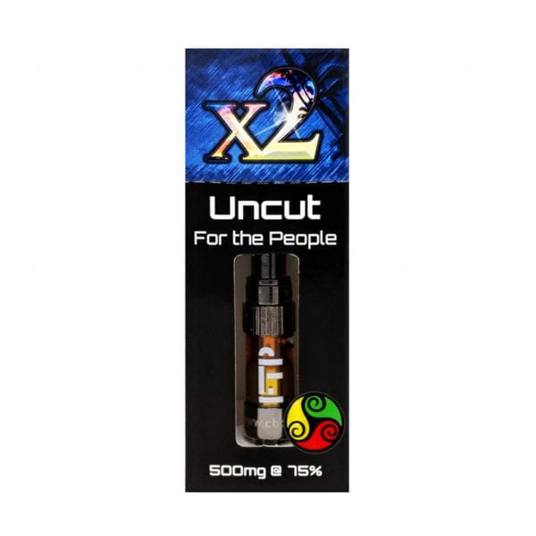 X2 Uncut 375mg Two Vape Cartridges Durban Sour logo
