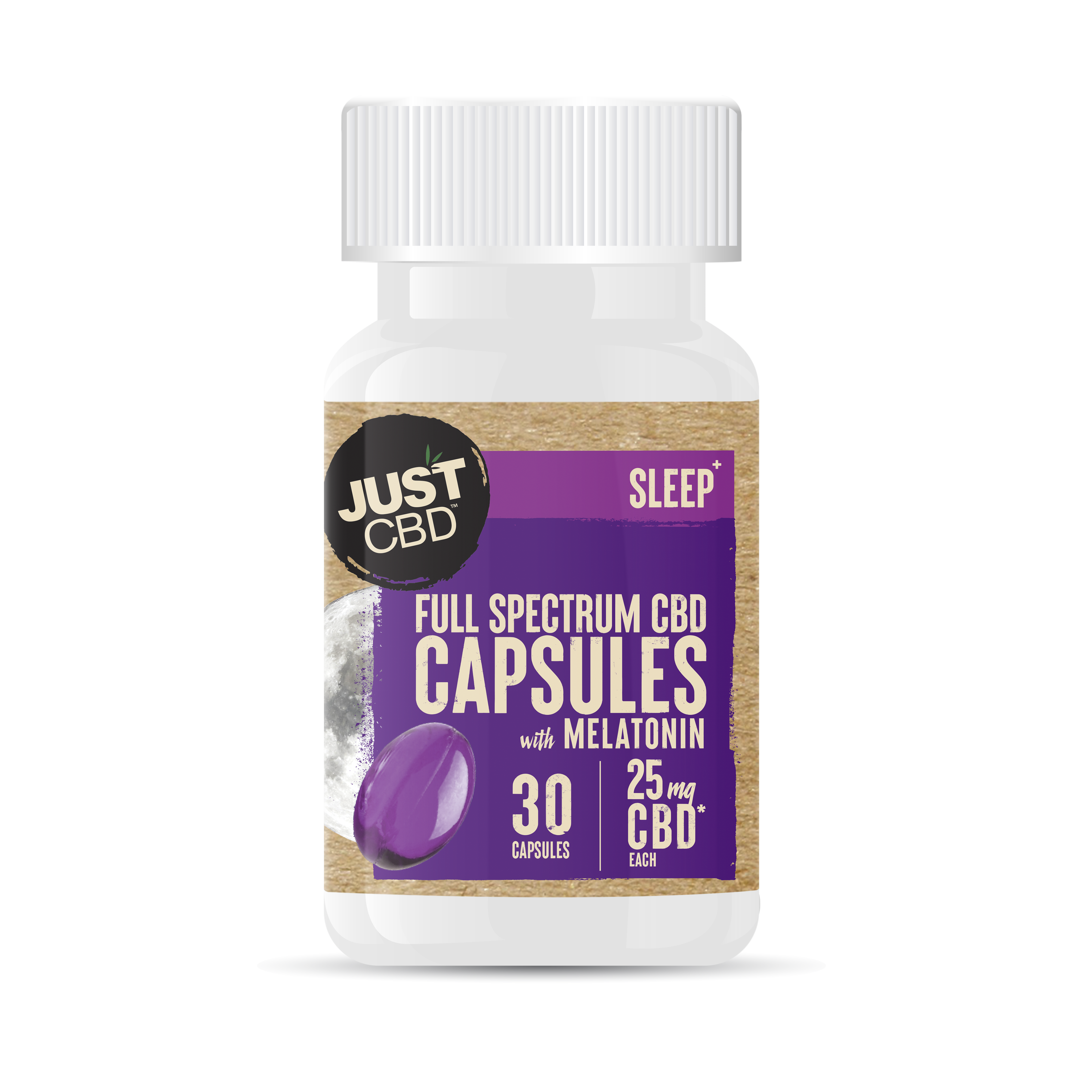 Full Spectrum CBD Gel Capsules with Melatonin logo