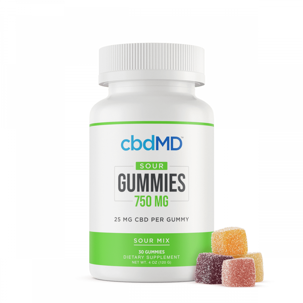 CbdMD CBD Sour Gummies - 750 mg image1