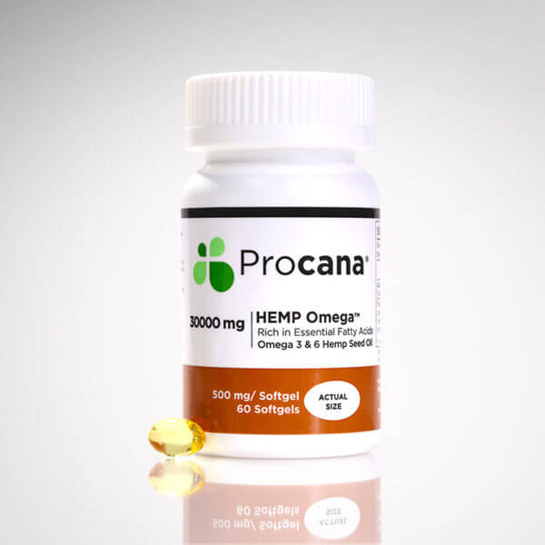 Procana Hemp Omega Capsules 500 mg Image