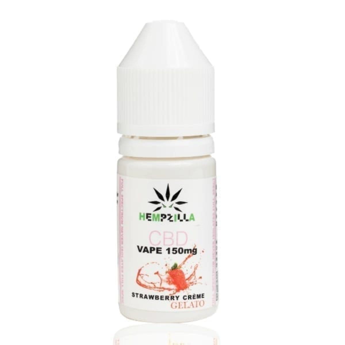 Hempzilla CBD Vape Juice 30ml - 150mg - Strawberry Creme Gelato image1