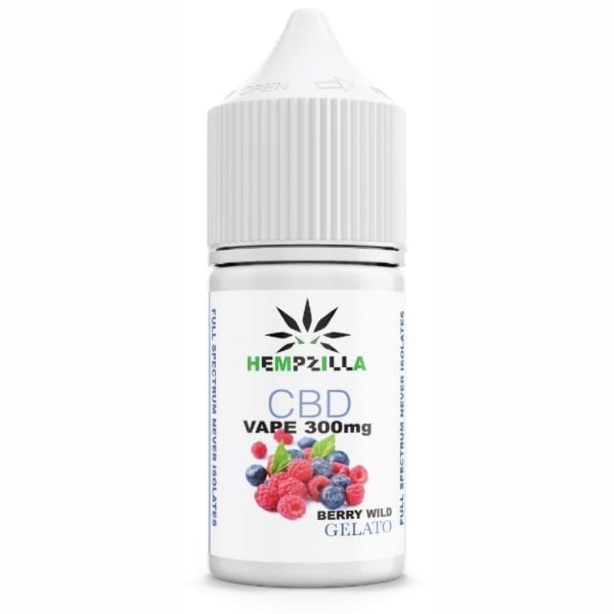 Hempzilla CBD Vape Juice 30ml - 300mg - Berry Wild Gelato image1