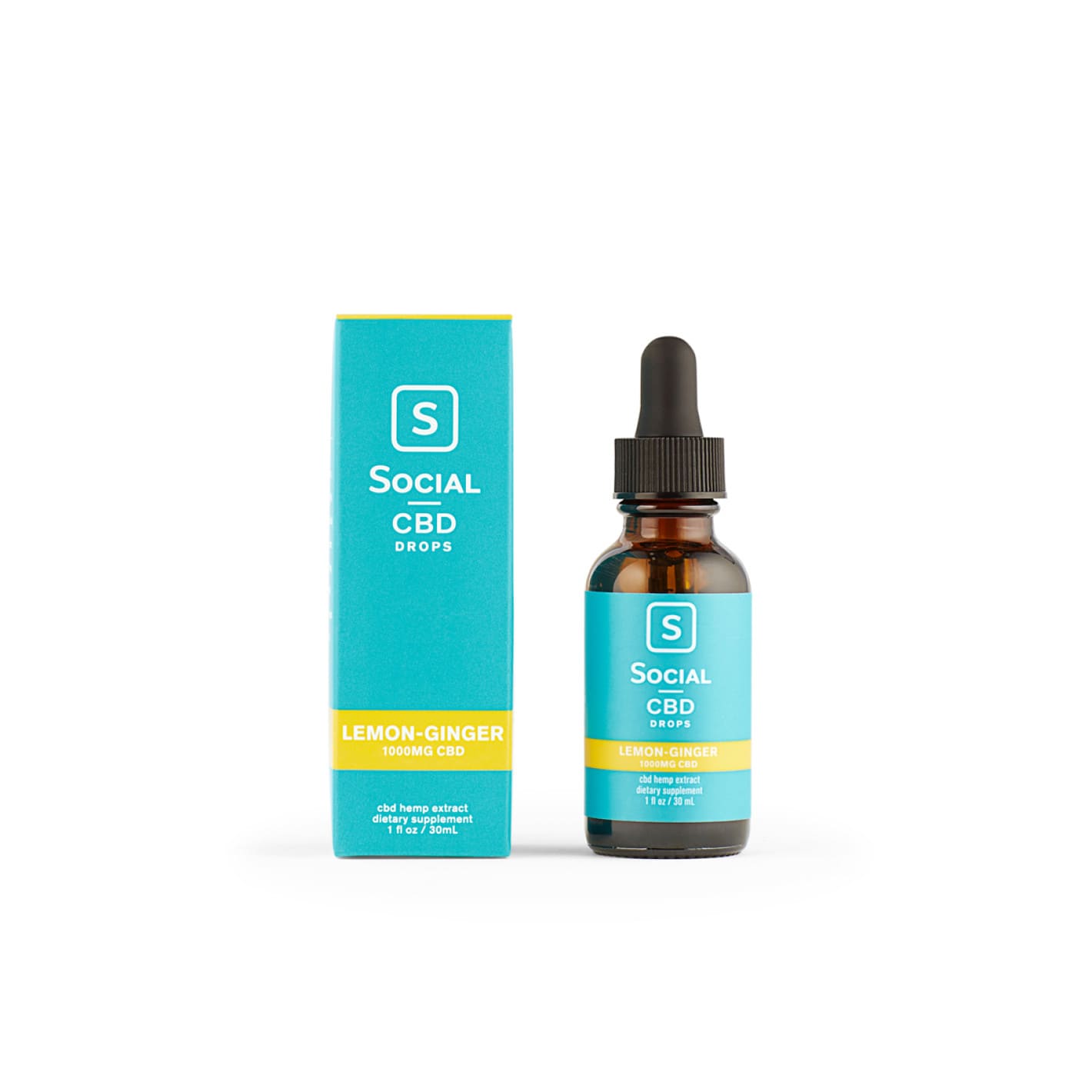 Lemon Ginger Isolate CBD Drops - 1000MG logo