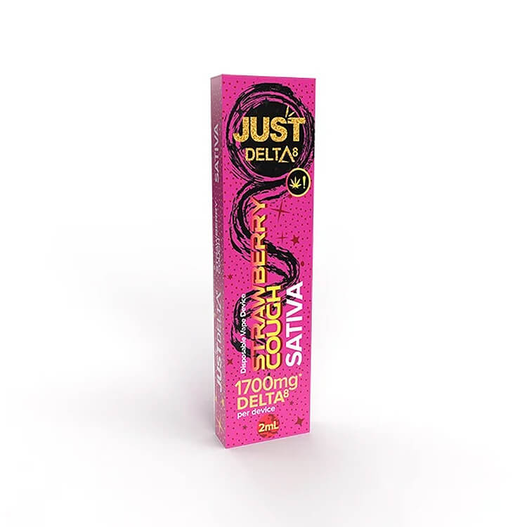 Just Delta 1700mg Strawberry Cough Delta 8 THC Disposable Vape image