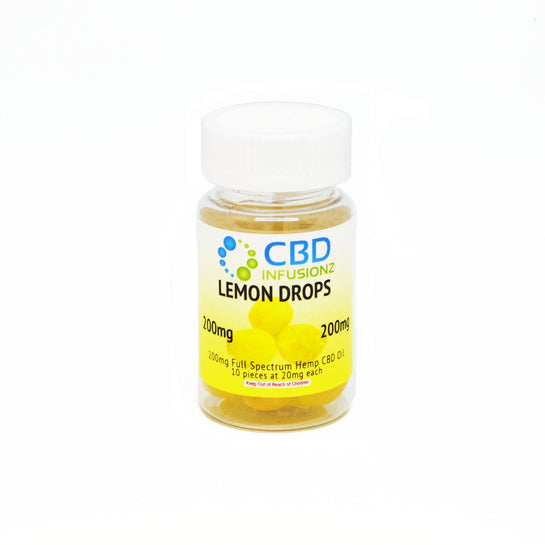 Lemon Drop CBD Hard Candy, 200mg - 1200mg logo